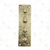 7 Inch Mizpah Rectangular Designer Brass False Hinge