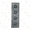 7 Inch Mizpah Rectangular Designer Brass False Hinge