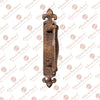 Achaz Iron Door Pull With Back Plate