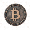 2 Inch Solid Brass Bitcoin Collectible Coin