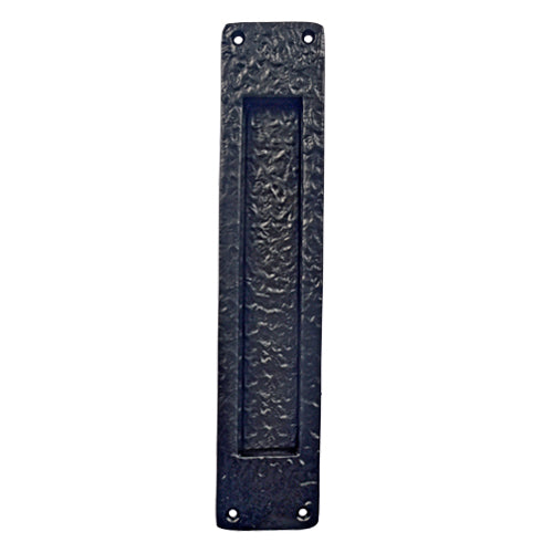 Buy 10" Adoram Black Antique Iron Flush Pull-Premium Harware Products Online - Adonai Hardware