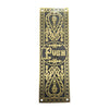 10 inch "Pull" Brass Push Plate (Copy)