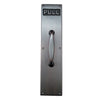 16 Inch Aholibamah Brass Door Handle with Pull Back Plate