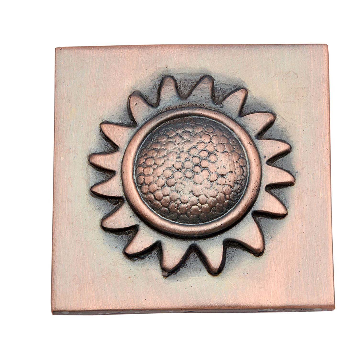 Buy 2.50" "Sunflower" Brass Wall Tiles-Premium Harware Products Online - Adonai Hardware