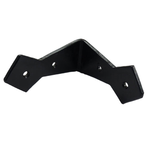 Buy 2.5 Inch "Abba" Black Antique Iron Hand Forged L-Corner-Premium Harware Products Online - Adonai Hardware