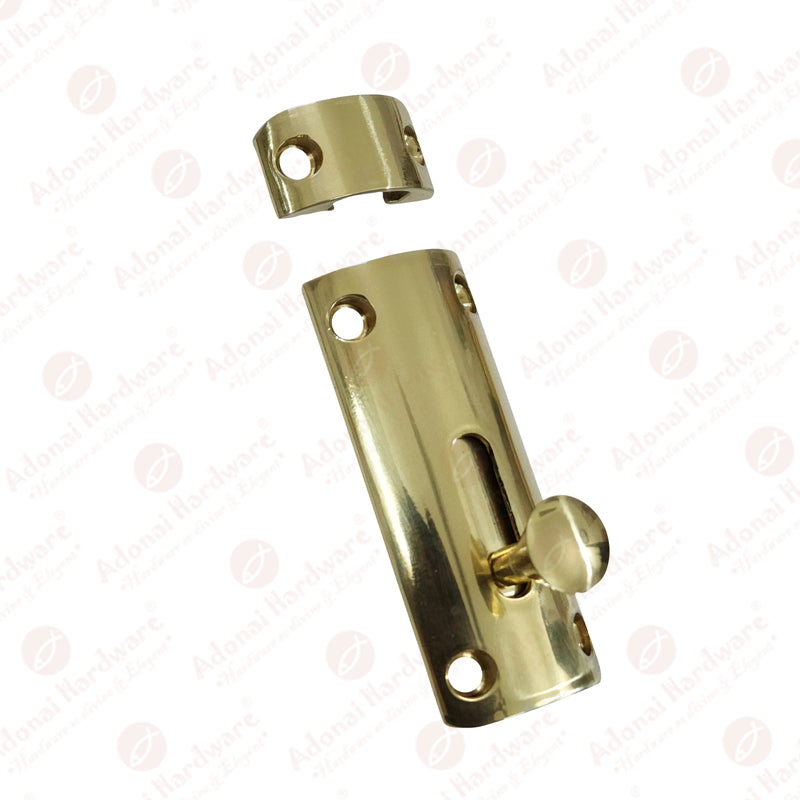 2.70" Agag Brass Latch Surface Bolt