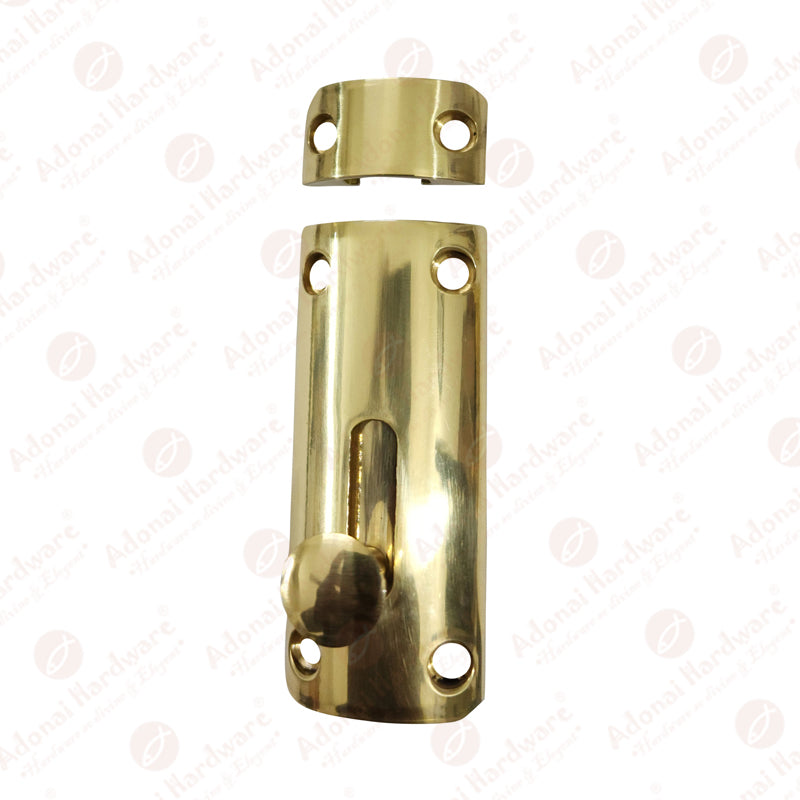 2.70" Agag Brass Latch Surface Bolt