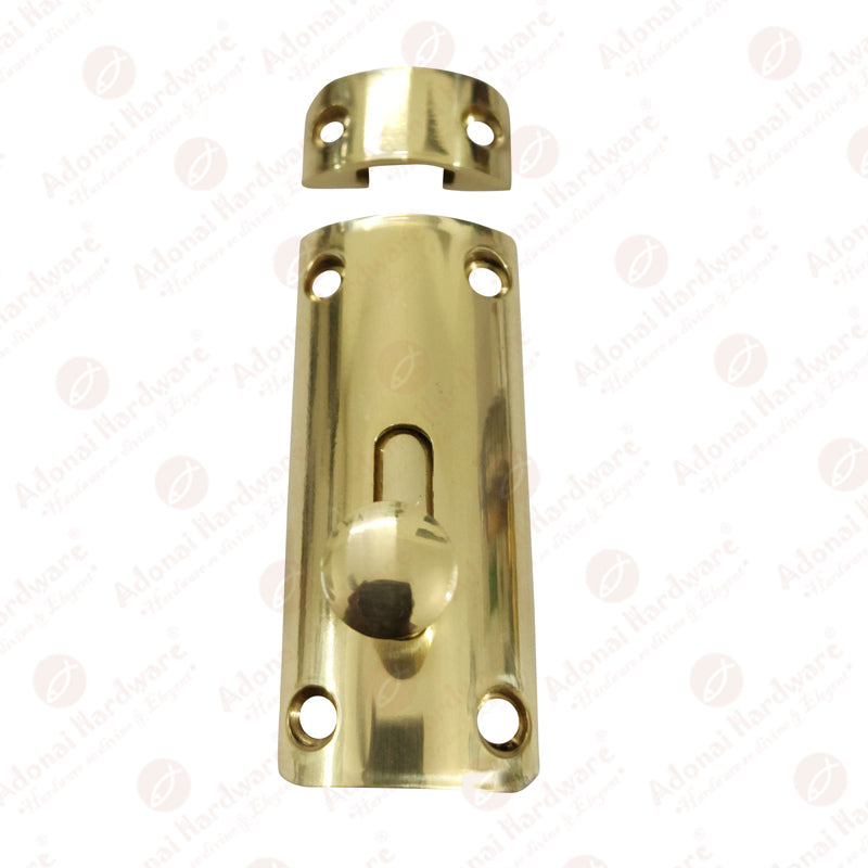 2.70" Agag Brass Latch Surface Bolt