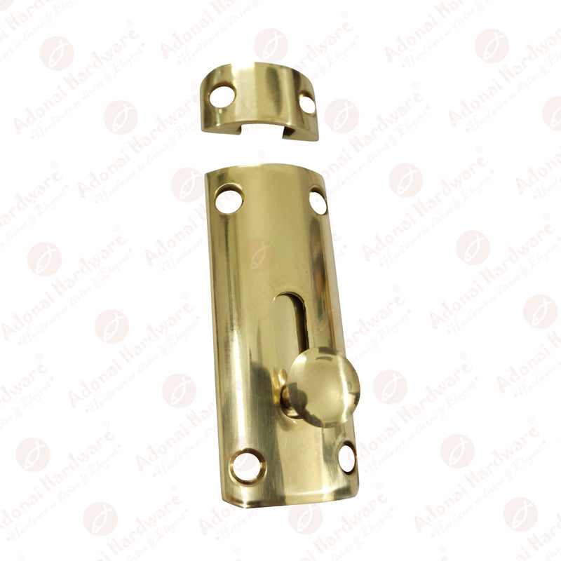 2.70" Agag Brass Latch Surface Bolt