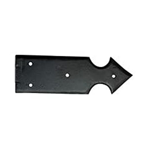 Buy 5.8 Inch "Hadrach" Black Antique Iron False Hinge-Premium Harware Products Online - Adonai Hardware