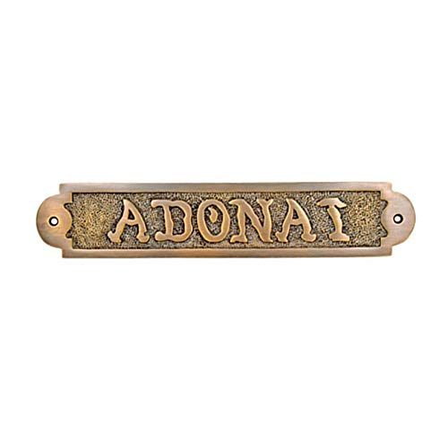 Buy Adonai Solid Brass Door Sign-Premium Harware Products Online - Adonai Hardware