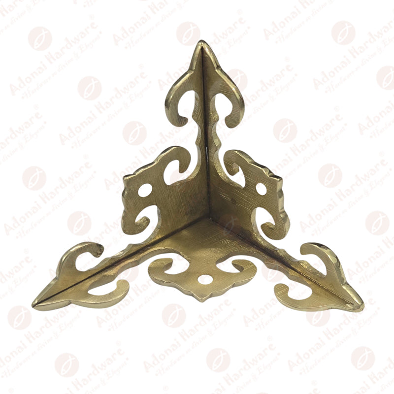 2 Inch "Diblaim" Brass Decorative Table Corner