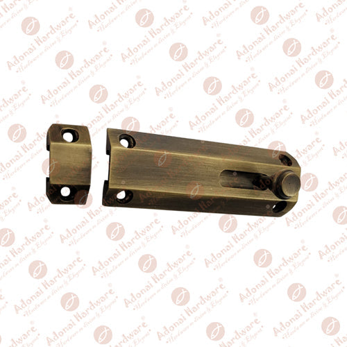Buy 3.42 Inch "Ahlab" Brass Latch Surface Bolt-Premium Harware Products Online - Adonai Hardware