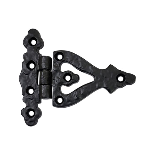 Buy 3.50 inch "Alleluia" Antique Cast Iron Vintage Heavy Duty Cabinet T Hinges-Premium Harware Products Online - Adonai Hardware