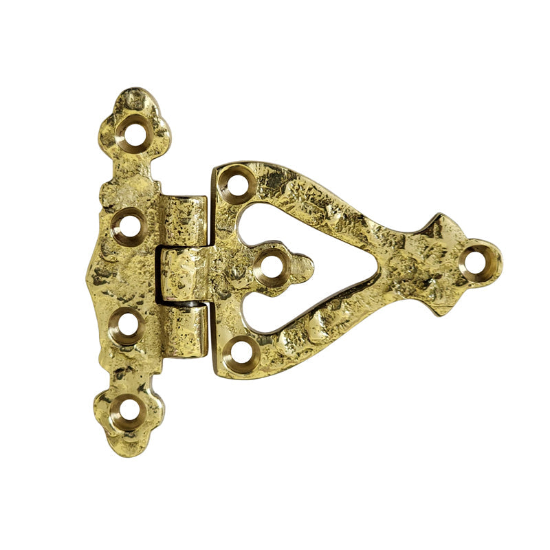 Buy 3.5 Inch "Alleluia" Brass Vintage Heavy Duty Cabinet T Hinges-Premium Harware Products Online - Adonai Hardware