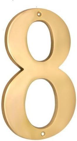 8" Brass Numerals (0-9)