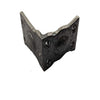 "Arah" Black Antique Cast Iron L-Corner