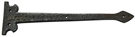 13.90 Inch Agee Iron Strap False Hinge Front