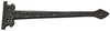 13.90 Inch Agee Iron Strap False Hinge Front