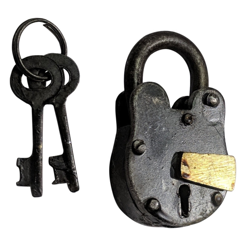 Buy 35mm "Jehonathan" Handmade Antique Iron Padlock-Premium Harware Products Online - Adonai Hardware