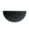 3" "Zoheleth" Black Cast Iron Half Moon Cabinet and Drawer Pull
