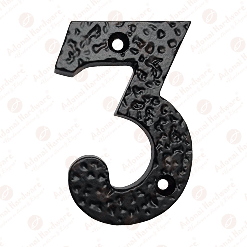 3" Aluminium Numerals (0-9)