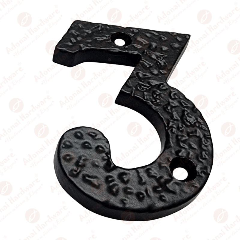 3" Aluminium Numerals (0-9)