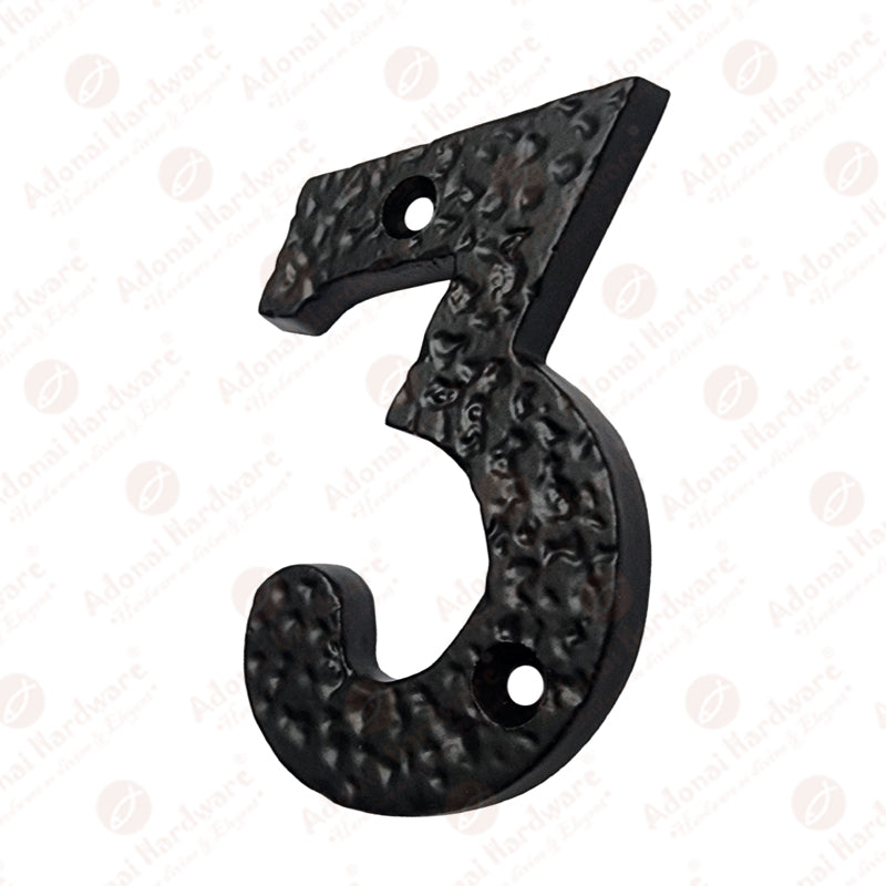 3" Aluminium Numerals (0-9)