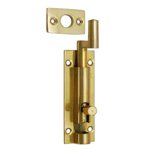 Buy 3" Brass Necked Bolt-Premium Harware Products Online - Adonai Hardware