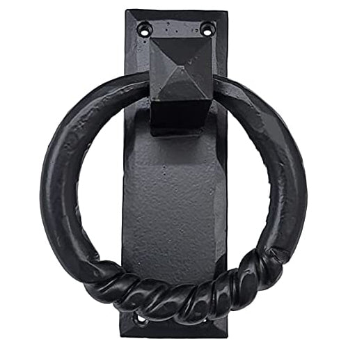 Buy "Baalath" Antique Heavy Duty Forged Front Entry Sturdy Ring Door Knocker ( Des-03 )-Premium Harware Products Online - Adonai Hardware