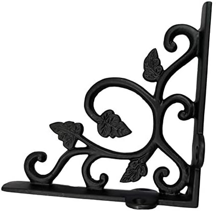 4.5 Inch Meshezaheel Black Antique Iron Shelf Bracket