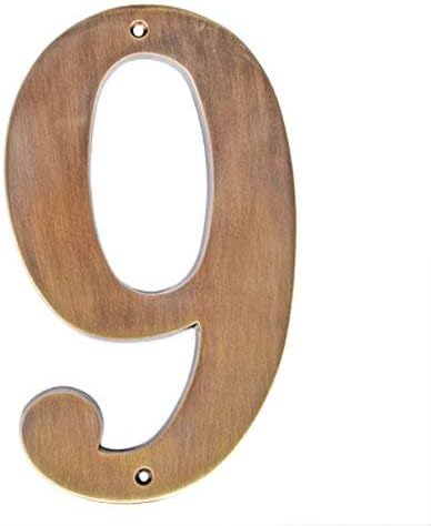 8" Brass Numerals (0-9)