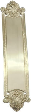12.50 Inch "Lebbeus" Brass Push Plate