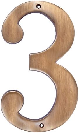8" Brass Numerals (0-9)