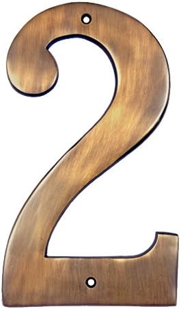 8" Brass Numerals (0-9)