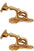 Decorative Brass Handrail Bracket