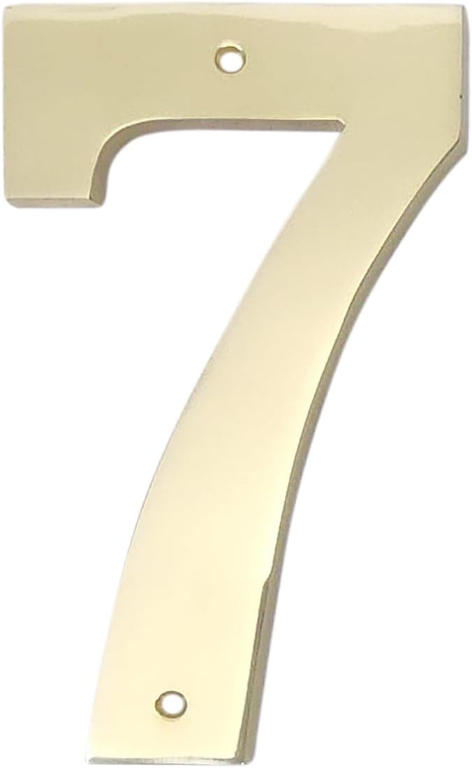8" Brass Numerals (0-9)