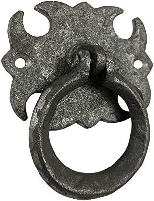 "Eliphaz" Antique Iron Drop Pull