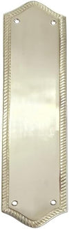 12 Inch "Simeon" Brass Push Plate