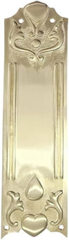 10.50 Inch "Huzzab" Brass Push Plate