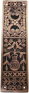 10 Inch "Melchizedek" Brass Push Plate