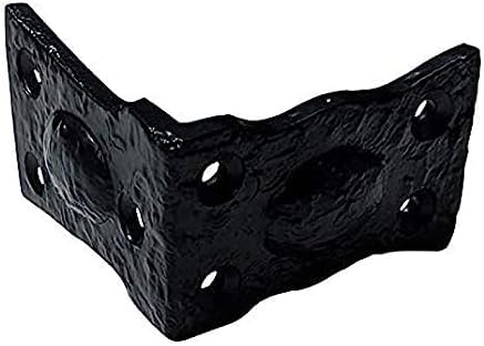 "Arah" Black Antique Cast Iron L-Corner