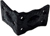"Arah" Black Antique Cast Iron L-Corner
