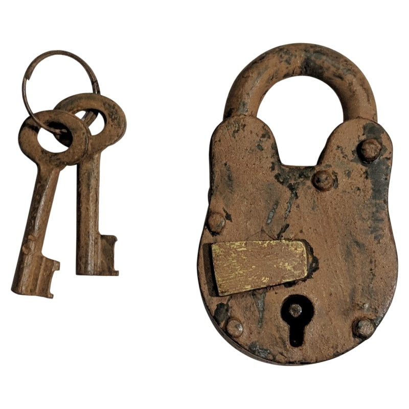 45mm "Jehonathan" Handmade Antique Iron Padlock
