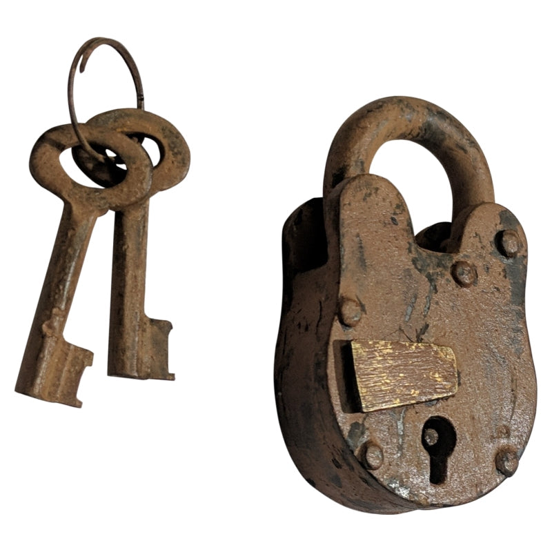 45mm "Jehonathan" Handmade Antique Iron Padlock