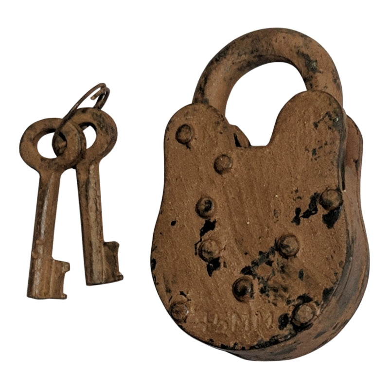 45mm "Jehonathan" Handmade Antique Iron Padlock