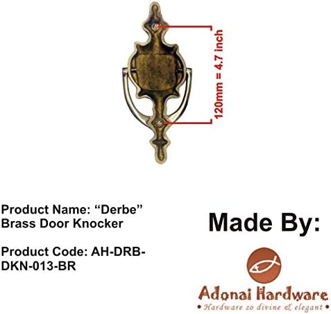 "Derbe" Brass Door Knocker
