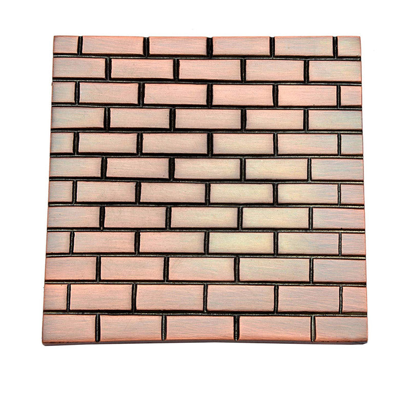 Buy 4" "Bricks" Brass Wall Tiles-Premium Harware Products Online - Adonai Hardware