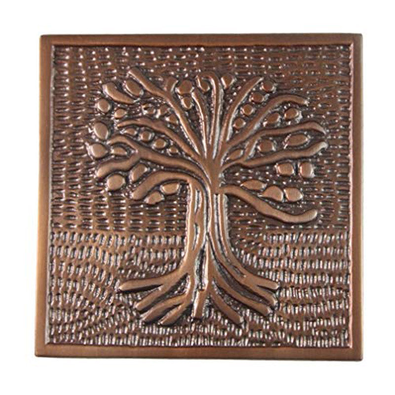 Buy 4" "Tree" Brass Wall Tiles-Premium Harware Products Online - Adonai Hardware
