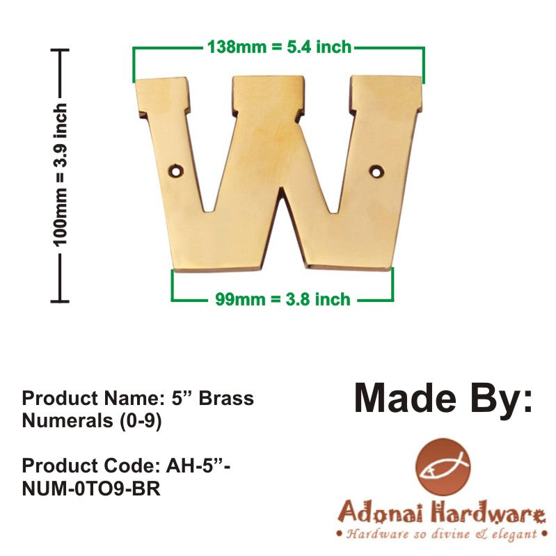 4" Brass Letters (A-Z)